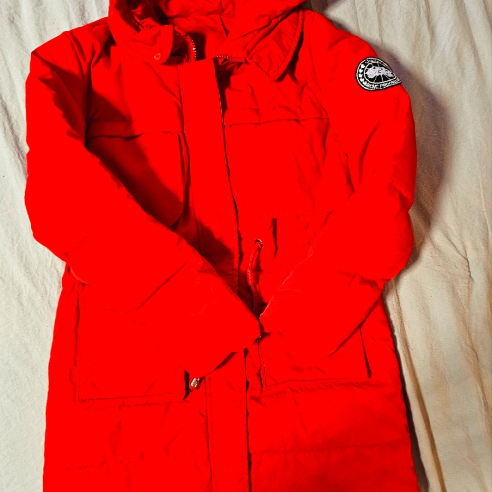 Goose Down Hooded Parka